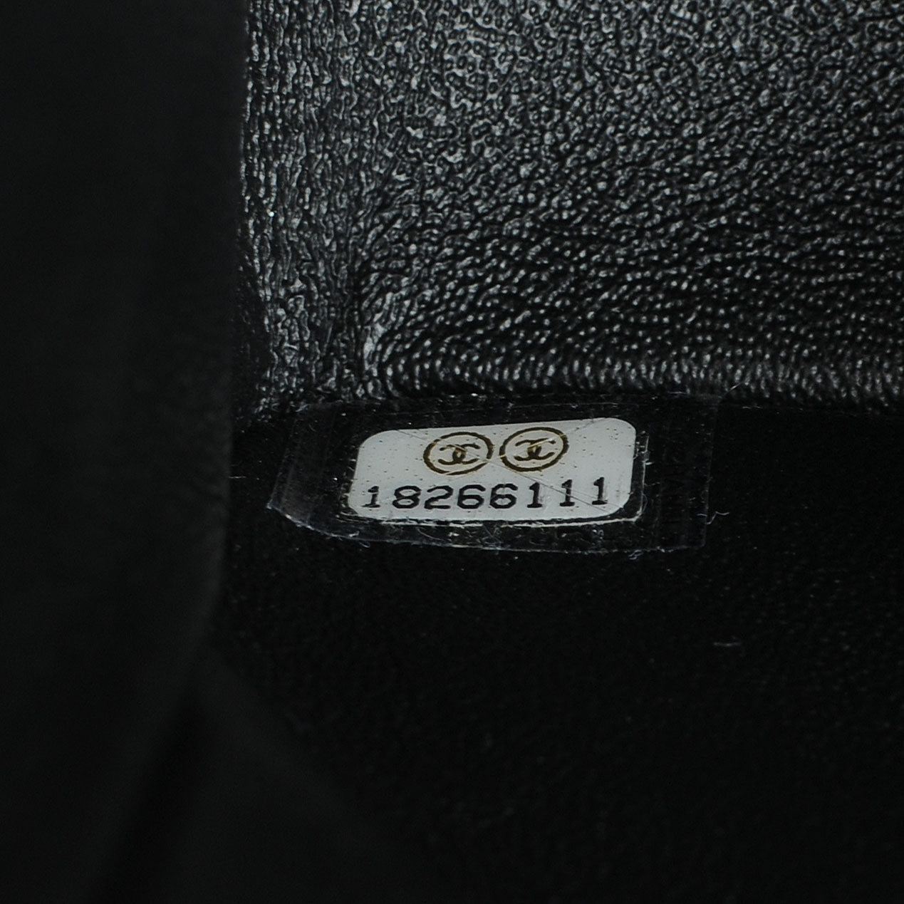Lambskin Quilted Mini Square Flap Black