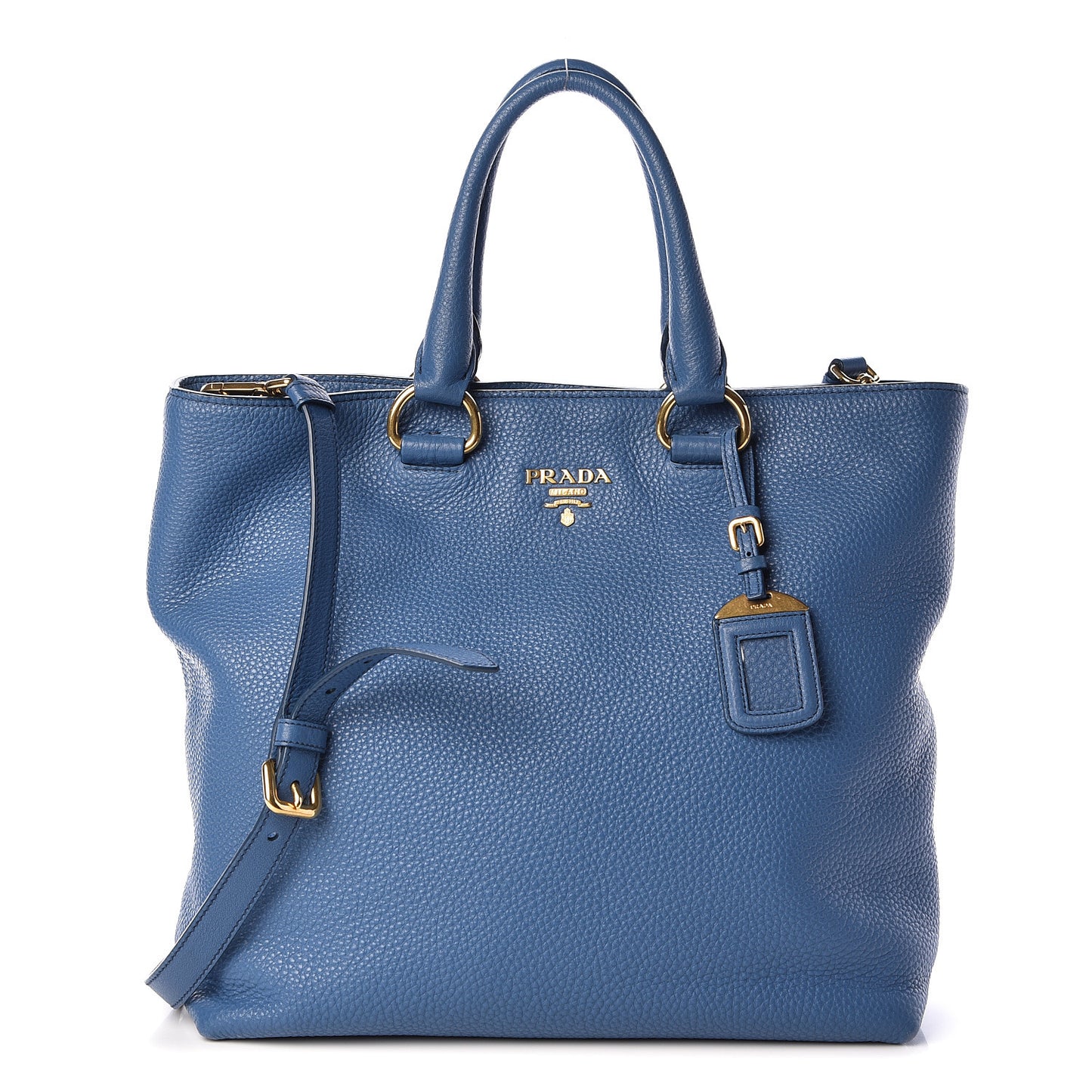 Vitello Daino Tote Cobalto