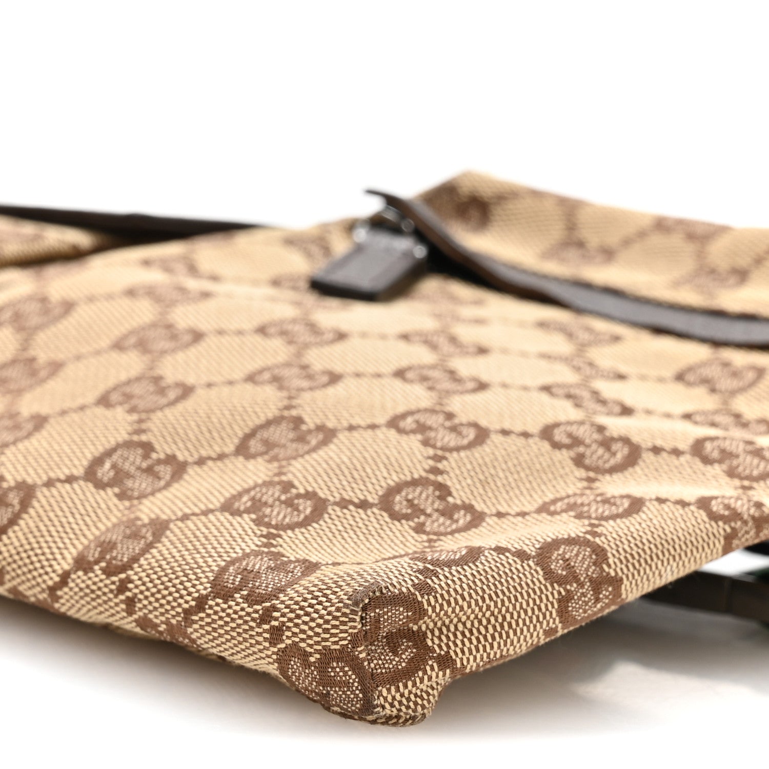 Gucci Monogram Web Belt Bag Dark Brown 10 of 10