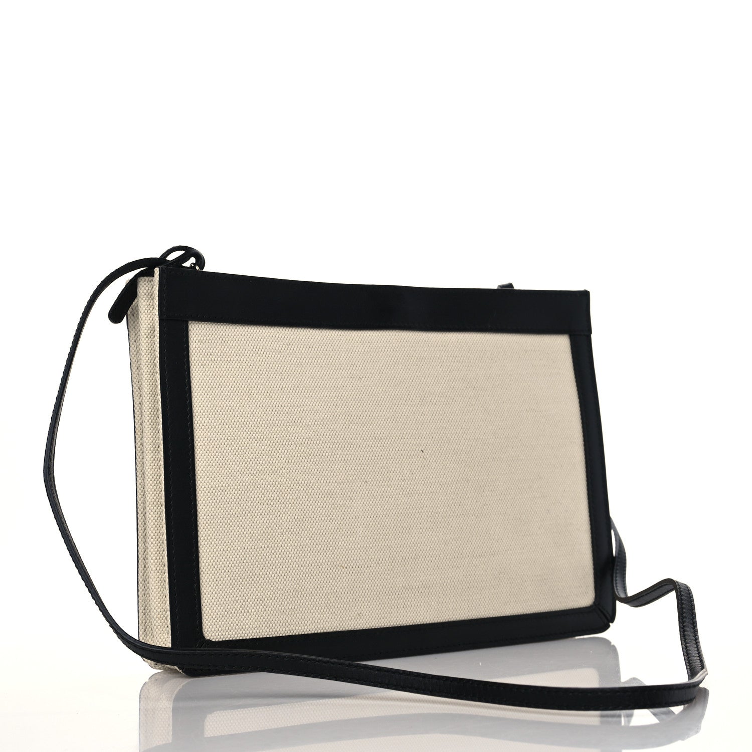 Balenciaga Cotton Canvas Pochette Crossbody Bag Black 3 of 10
