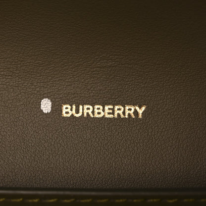 Burberry Halton Vintage Check Continental Wallet Olive Green 6 of 9