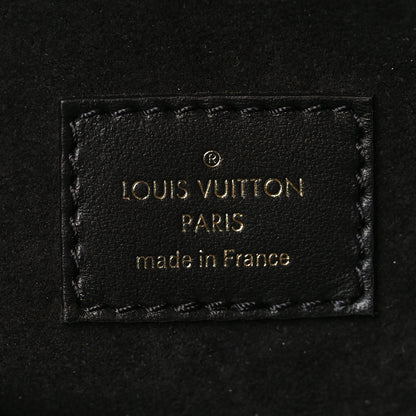Louis Vuitton Grained Calfskin Shearling On My Side MM Black 5 of 8
