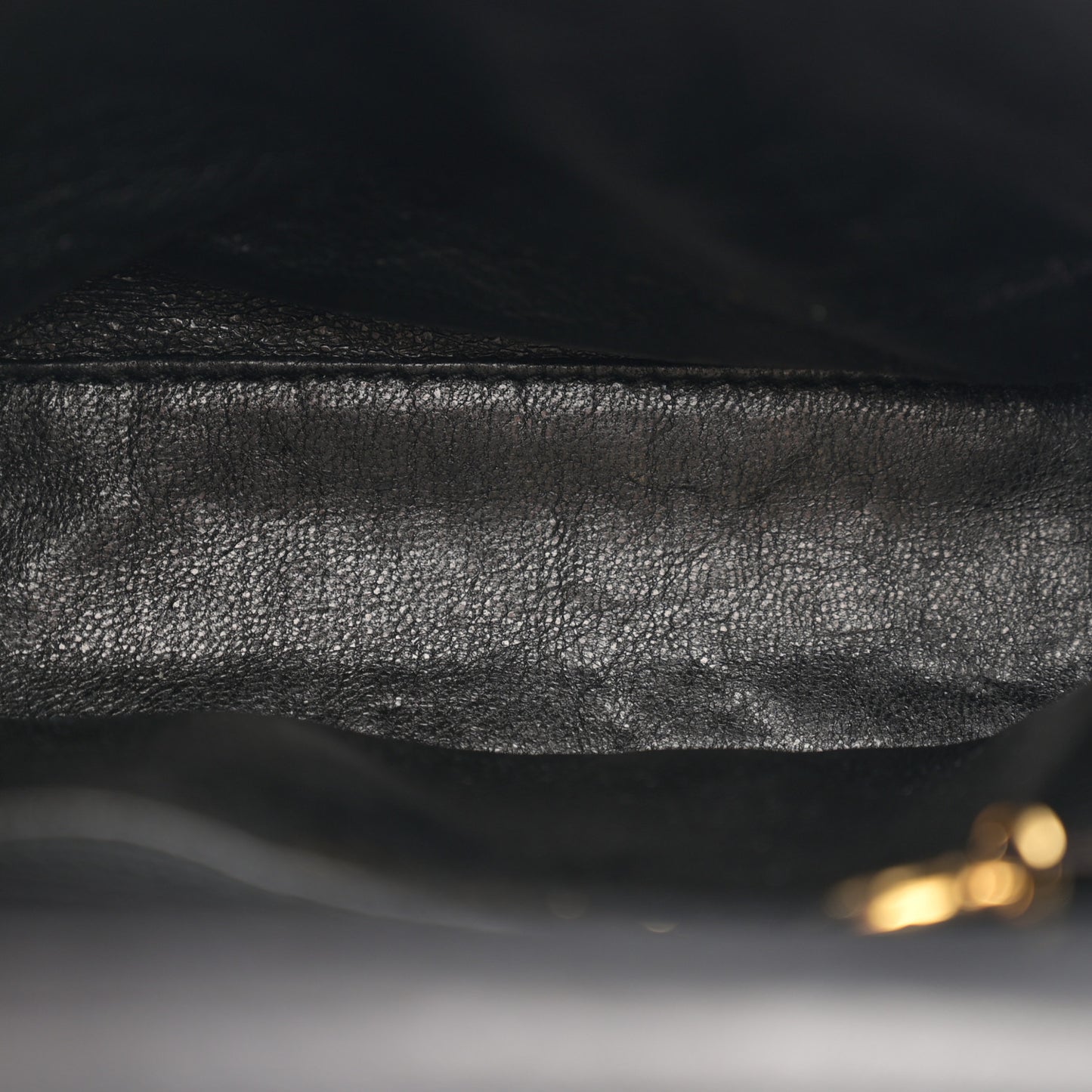 Lambskin Quilted Mini Flap Waist Belt Bag Black
