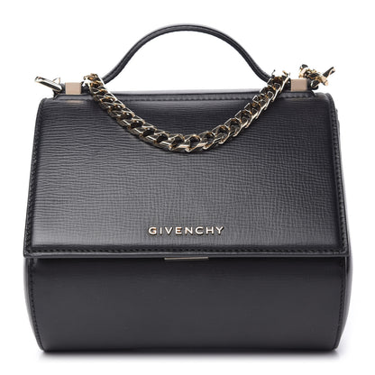 Givenchy Textured Calfskin Mini Pandora Box Chain Crossbody Bag Black 1 of 10