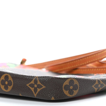 Louis Vuitton Monogram Roses Pochette Accessories Long Strap 7 of 13