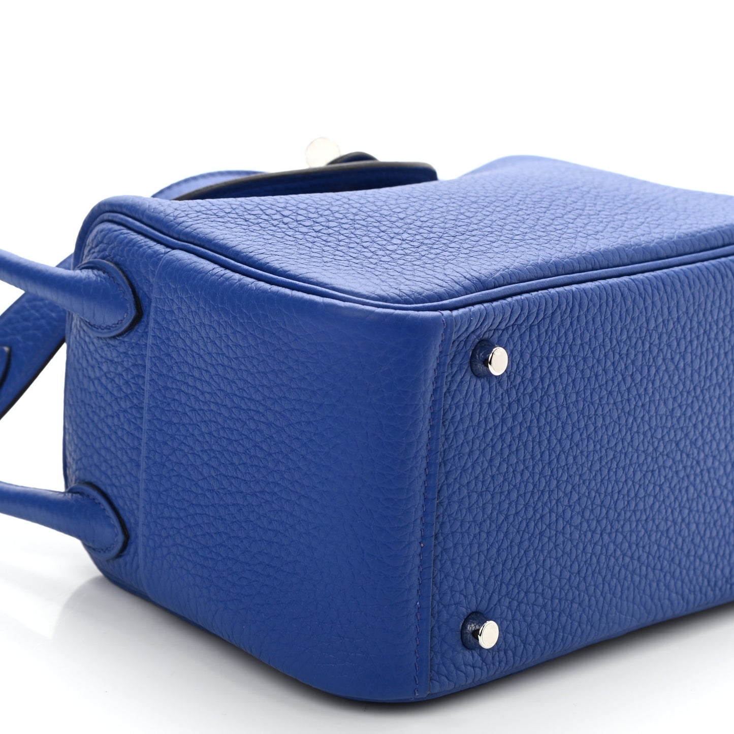 Taurillon Clemence Mini Lindy 20 Bleu Electrique