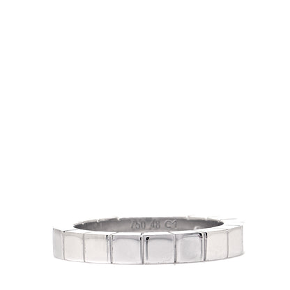 Cartier 18K White Gold Lanieres Ring 48 4.5 3 of 5