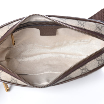 Gucci Soft GG Supreme Monogram Medium Ophidia Belt Bag Dark Brown 5 of 10