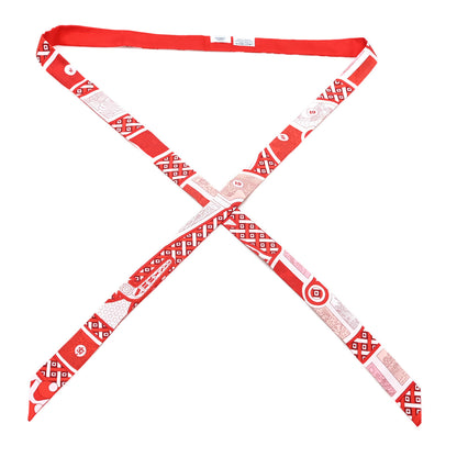 Hermes Silk Le Tour Du Monde Twillon Rouge Rose Rouge Coquelicot 1 of 3