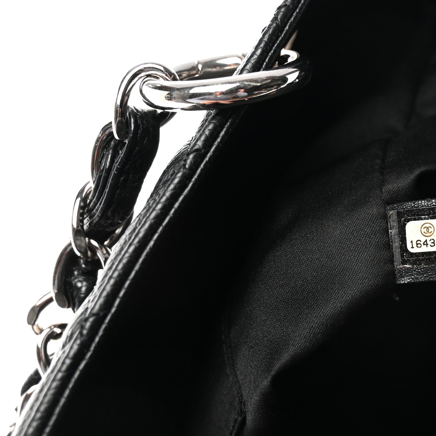 Chanel Caviar Quilted Grand Shopping Tote GST Black 7 of 10