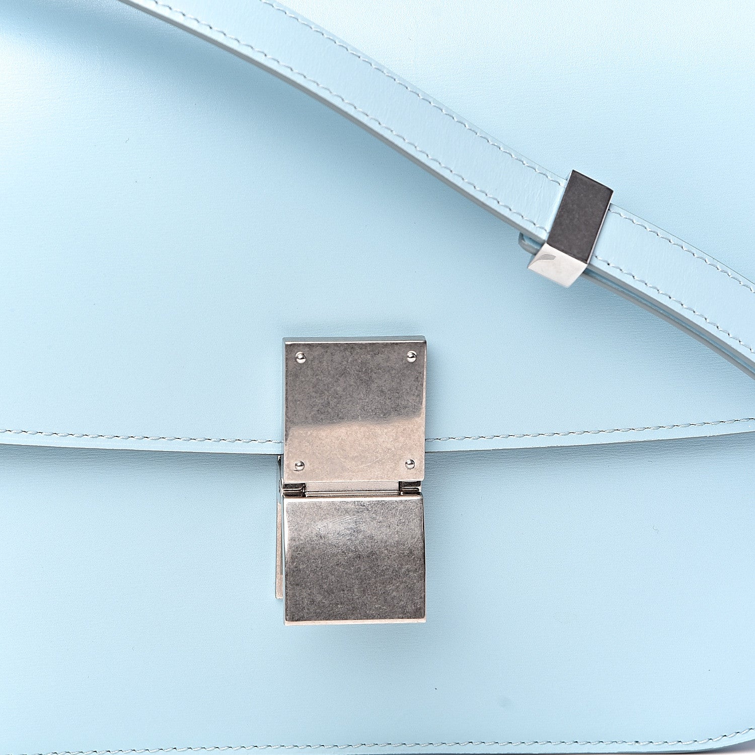 Celine Box Calfskin Medium Classic Box Flap Bag Pool 8 of 13