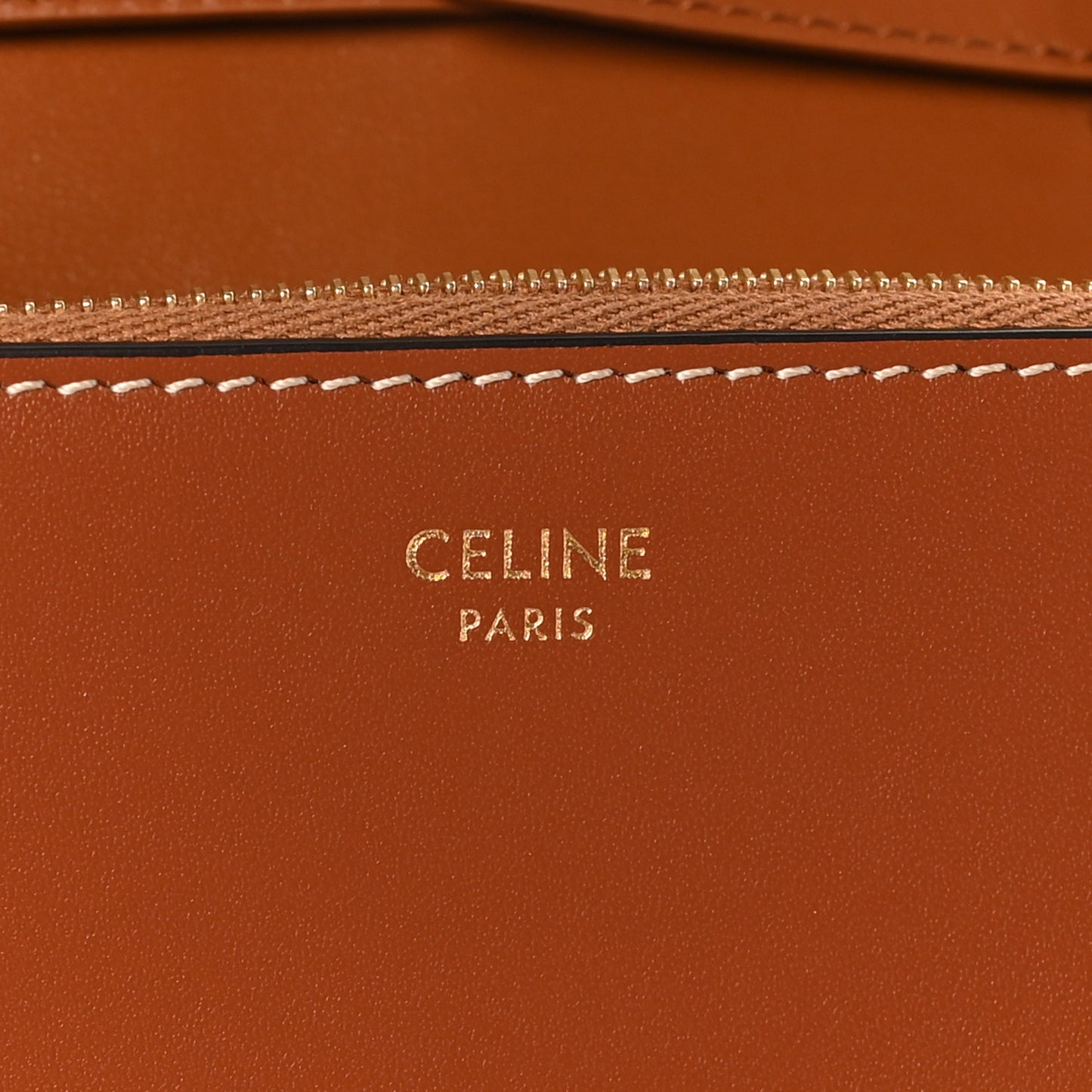 Natural Calfskin Besace Small 16 Wallet on Chain Tan