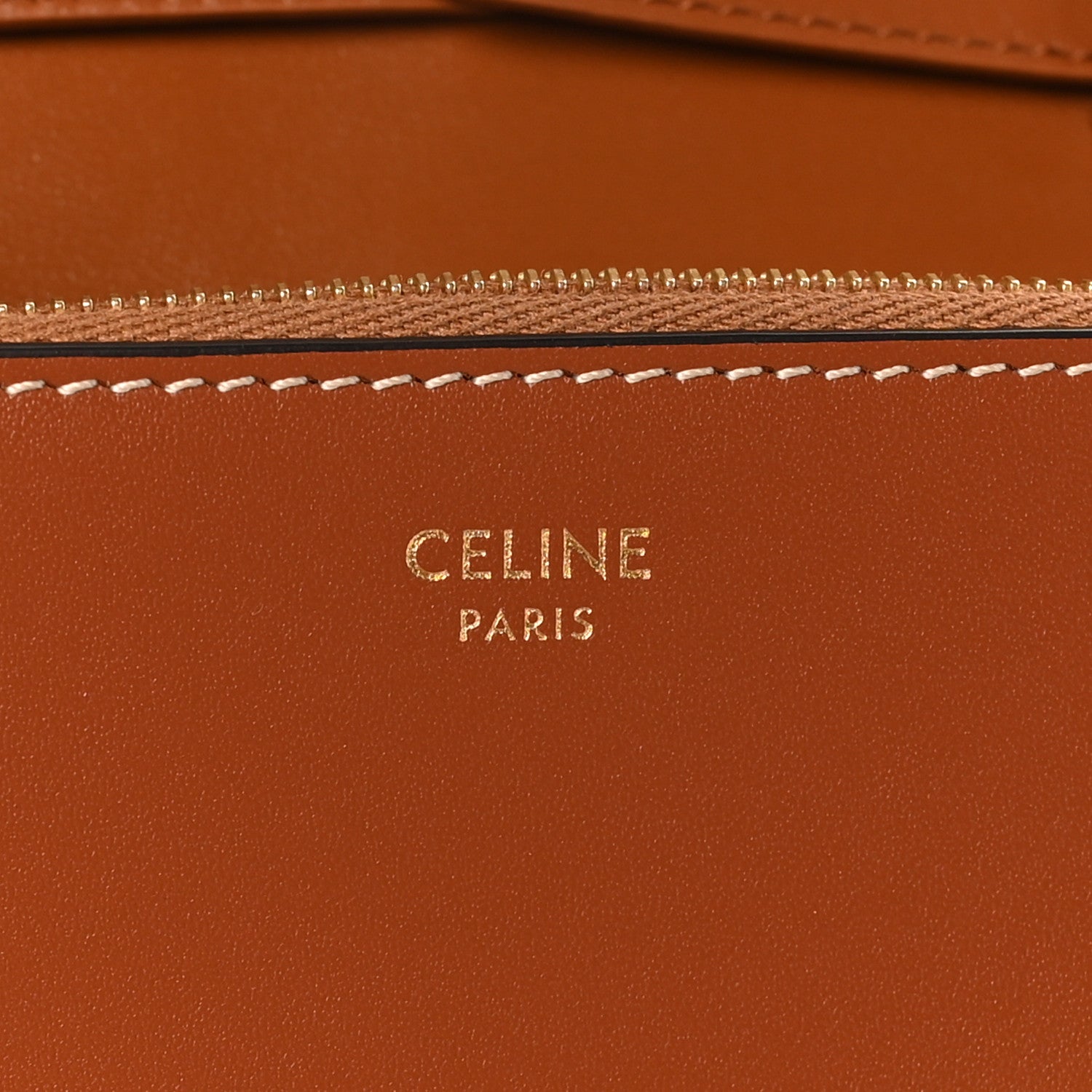 Celine Natural Calfskin Besace Small 16 Wallet on Chain Tan 6 of 11