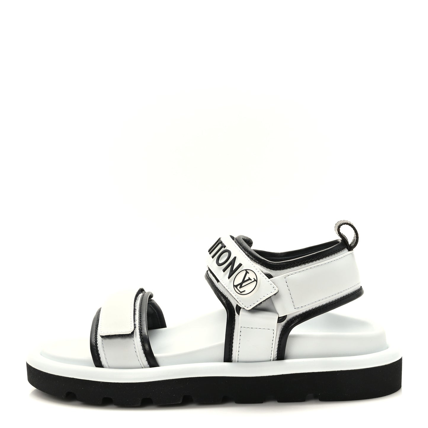 Calfskin Pool Pillow Flat Comfort Sandals 38 White