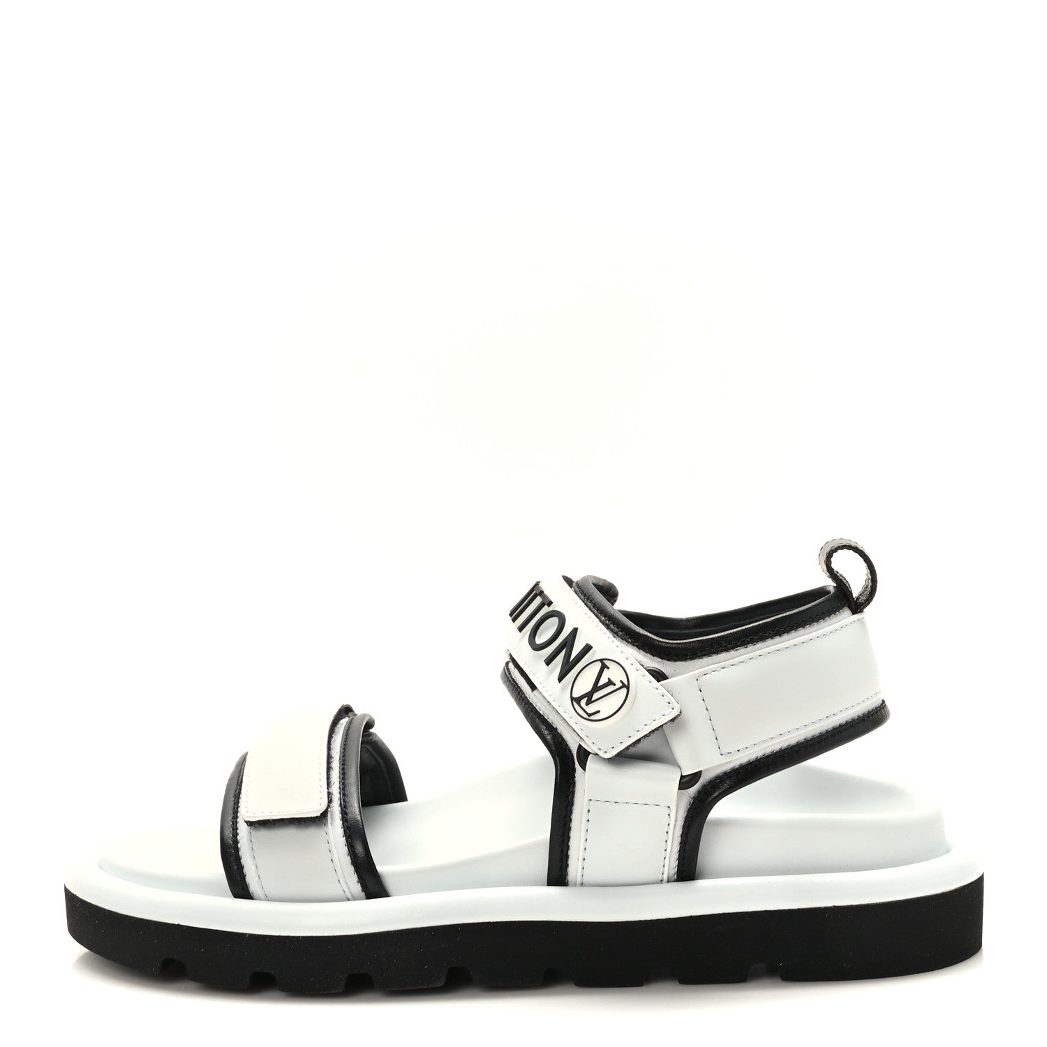 Louis Vuitton Calfskin Pool Pillow Flat Comfort Sandals 38 White 1 of 8