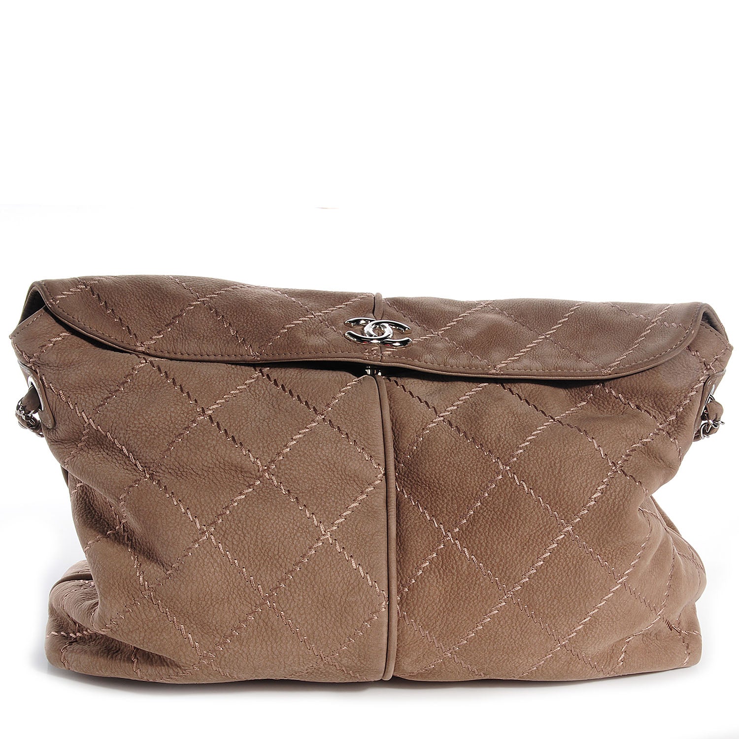 Chanel Suede Ultimate Stitch Hobo Light Grey 1 of 8