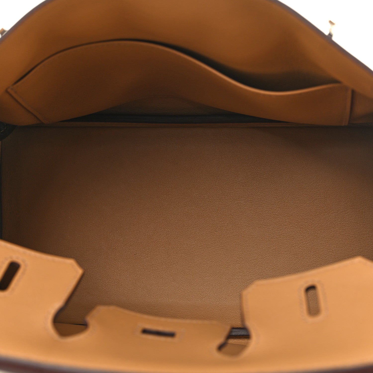 Hermes Swift In & Out Birkin 25 Biscuit 6 of 14