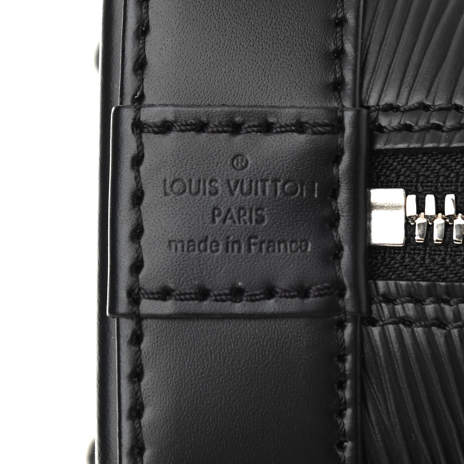Louis Vuitton Epi Alma BB Black 6 of 9