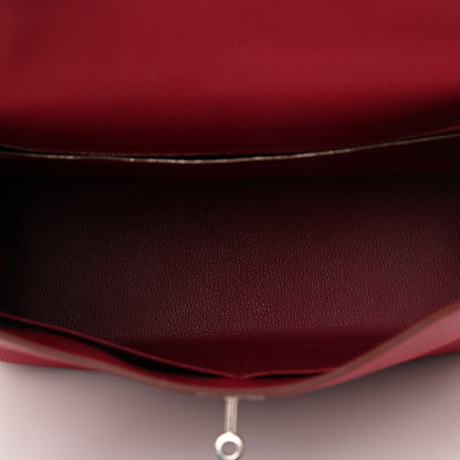 Hermes Togo Kelly Retourne 35 Rubis 5 of 11