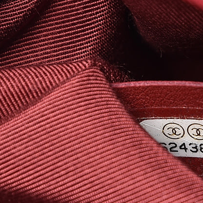 Chanel Caviar Chevron Quilted Medium Boy Flap Dark Pink 7 of 8