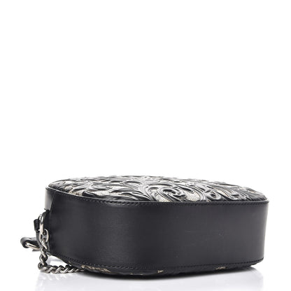 Gucci GG Supreme Monogram Arabesque Mini Chain Shoulder Bag Beige Black 4 of 7