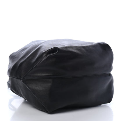 Saint Laurent Lambskin Teddy Drawstring Bag Black 3 of 4