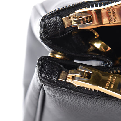 Prada Saffiano Medium Galleria Double Zip Tote Black 21 of 26