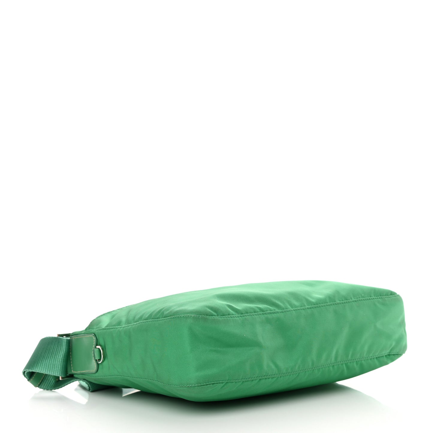 Tessuto Nylon Messenger Bag Green