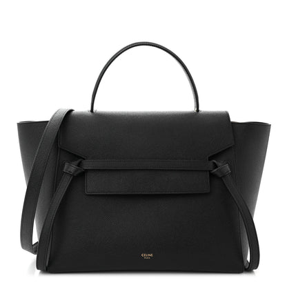 Celine Grained Calfskin Mini Belt Bag Black 1 of 11