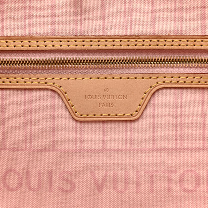 Louis Vuitton Damier Azur Neo Neverfull MM Rose Ballerine 7 of 21