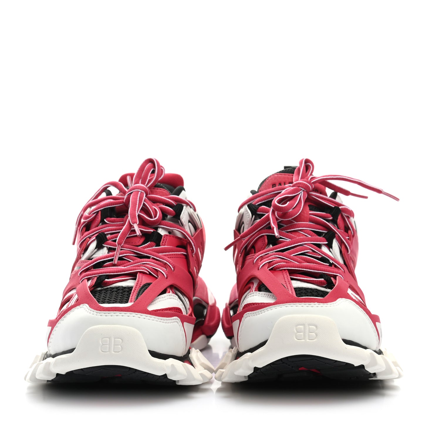 Mesh Nylon Womens Track Sneakers 39 Red White