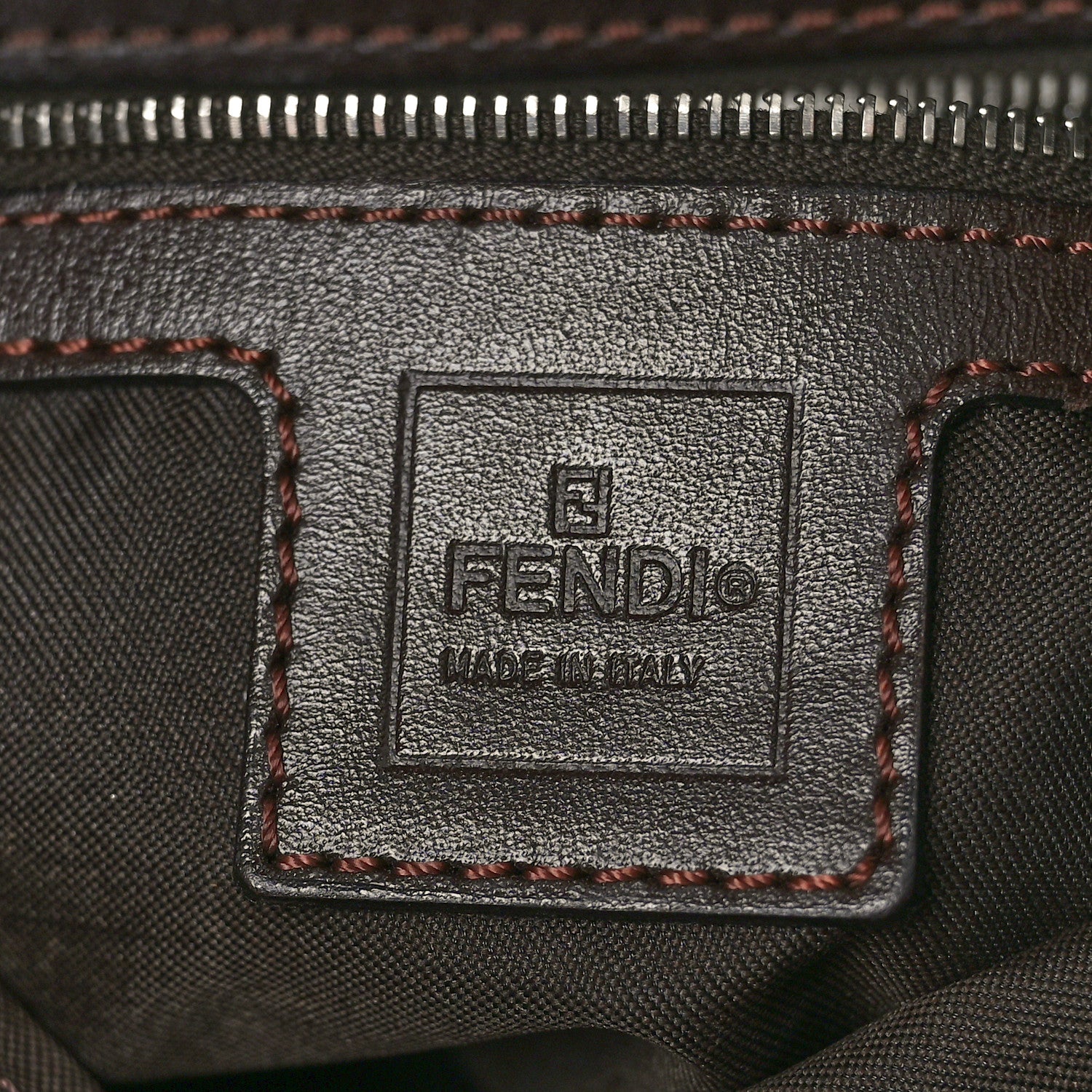Fendi Zucca Shoulder Bag Tobacco 6 of 10