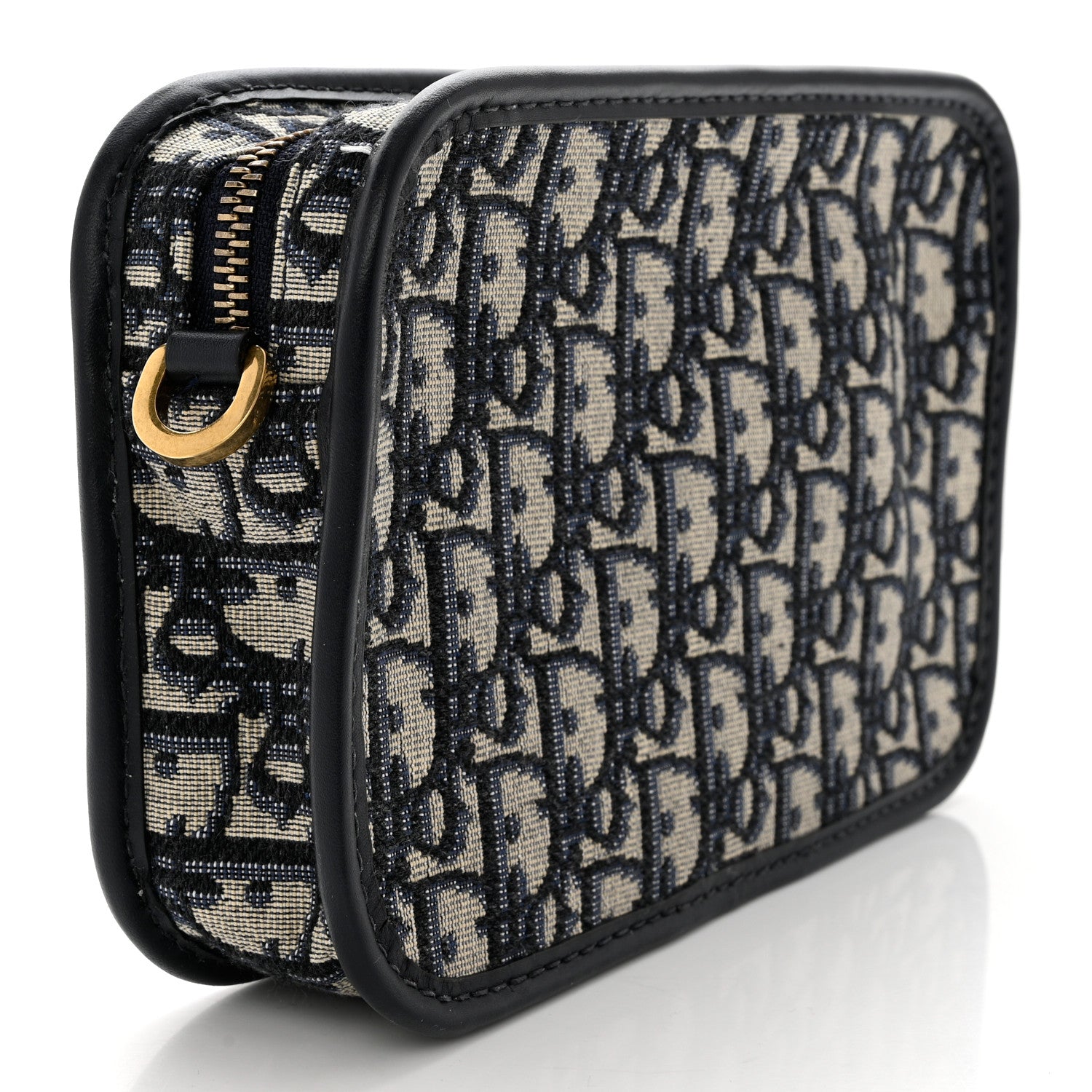 Christian Dior Oblique Diorquake Clutch Blue 3 of 7