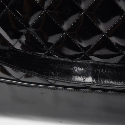 Chanel Patent Quilted Shoulder Bag Black 24 of 28