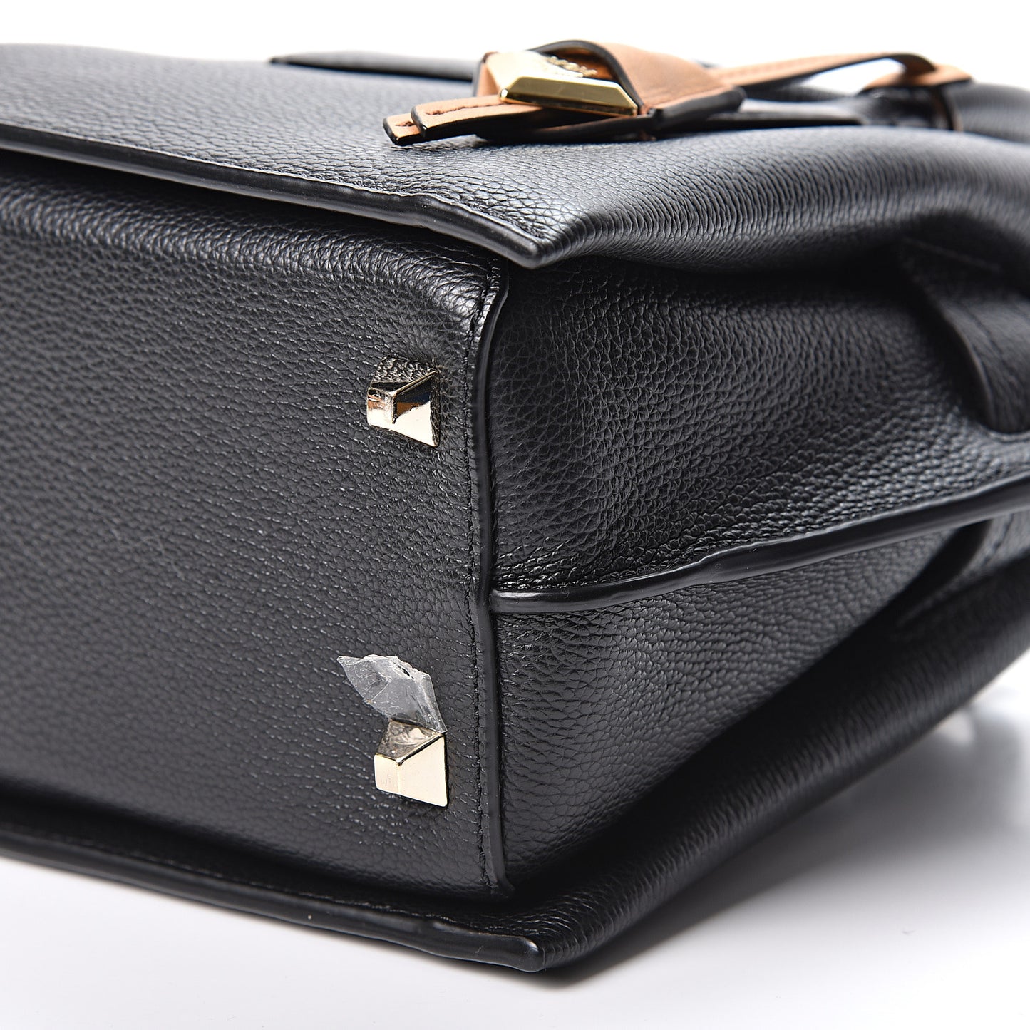 Grained Calfskin Mini Neo Milla Tote Black