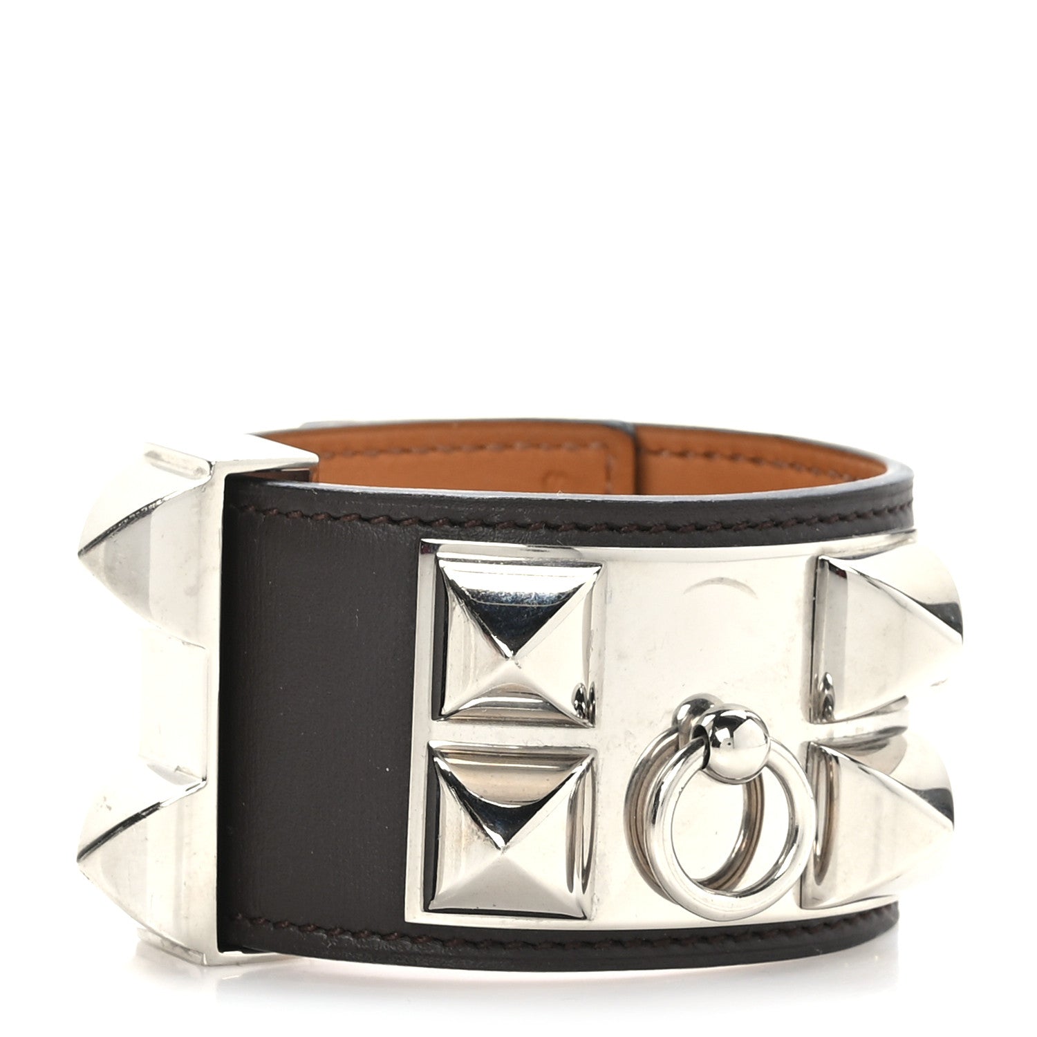 Hermes Swift Collier de Chien CDC Bracelet S Chocolate 1 of 5