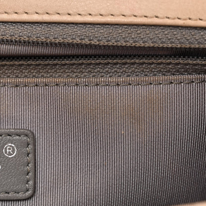 Chanel Calfskin Quilted Double Stitch New Medium Boy Flap Beige 11 of 14