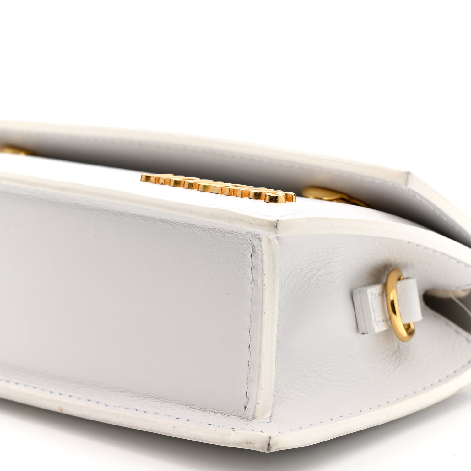 Jacquemus Smooth Calfskin Le Chiquito Long White 9 of 16