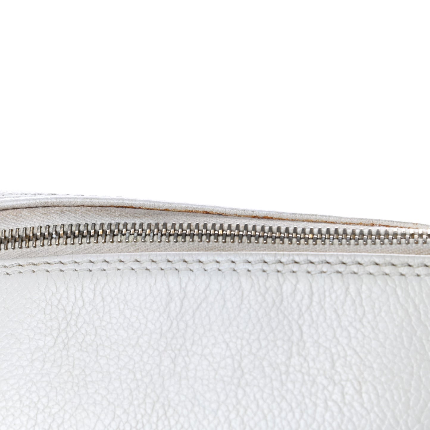 Calfskin CC Hobo White