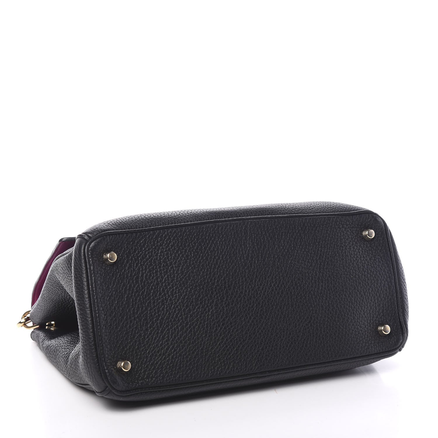Christian Dior Bullcalf Medium Be Dior Flap Black Fraise 3 of 8