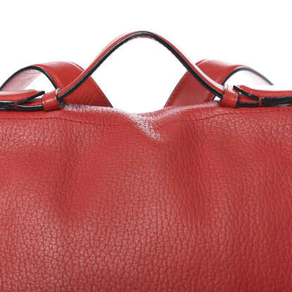 Proenza Schouler Pebbled Calfskin PS Courier Backpack Red 14 of 17