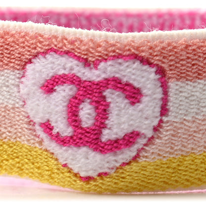 Chanel Knit Coco CC Headband Wristband Set Multicolor 5 of 6