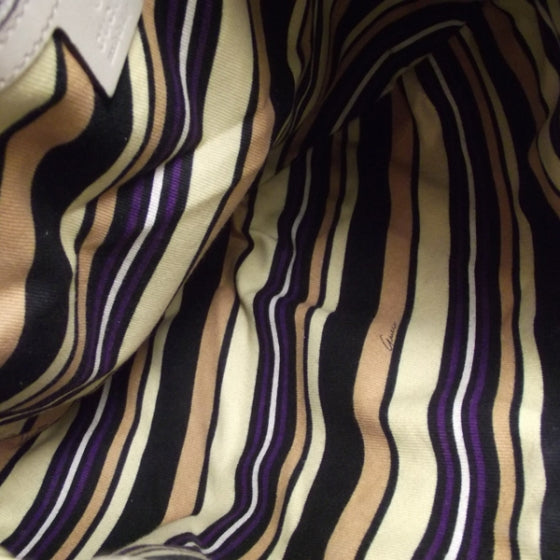 Guccissima Britt Shoulder Bag Ivory