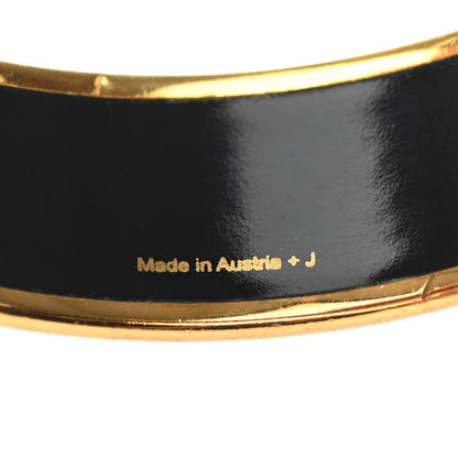 Hermes Enamel Printed Wide Birds Bracelet 65 4 of 4