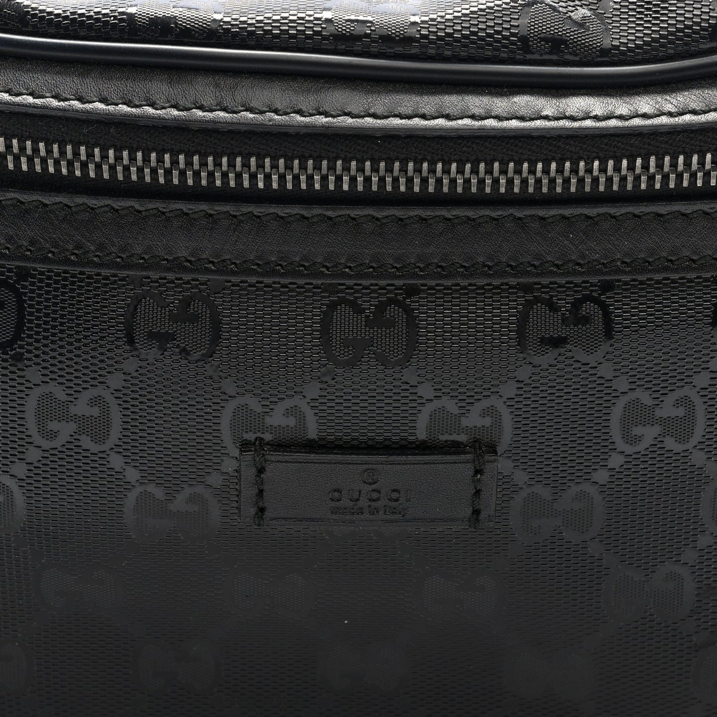 Imprime Monogram Belt Bag Black
