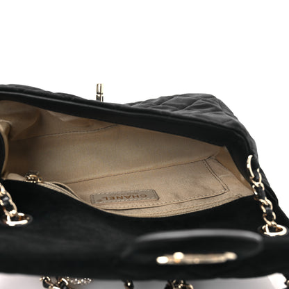 Chanel Velvet Quilted Mini Rectangular Pearl Crush Flap Black 5 of 13