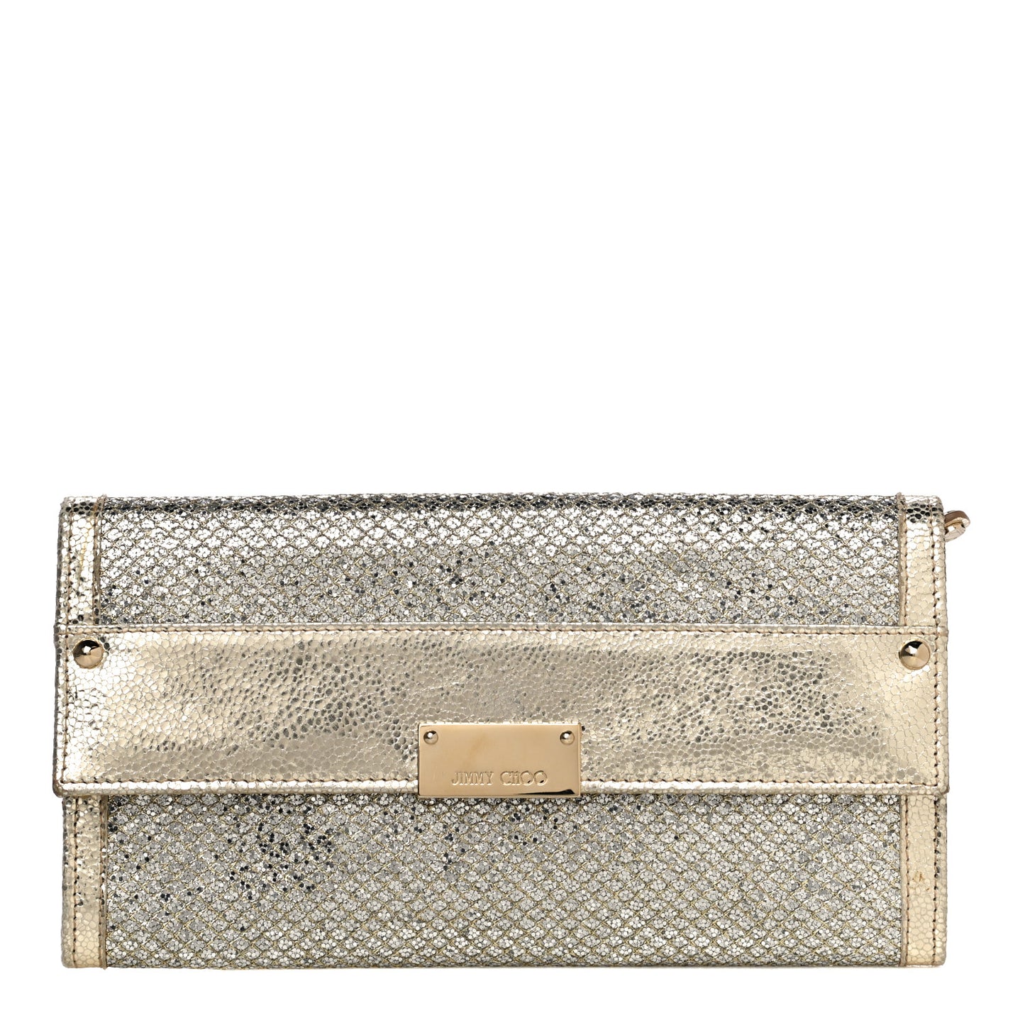 Glitter Fabric Reese Clutch Wallet Metallic