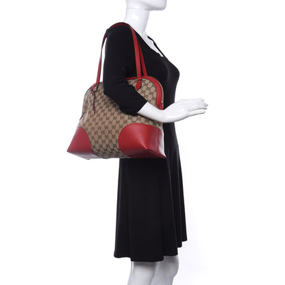 Gucci Monogram Medium Bree Shoulder Bag Red 2 of 9