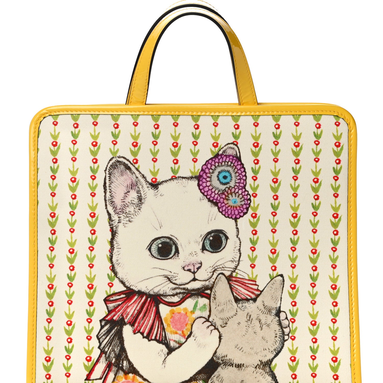Gucci Canvas Cat Childrens Tote Yellow 931349 – FASHIONPHILE
