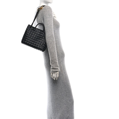 Bottega Veneta Nappa Intrecciato Small Andiamo Shoulder Bag Black 2 of 9